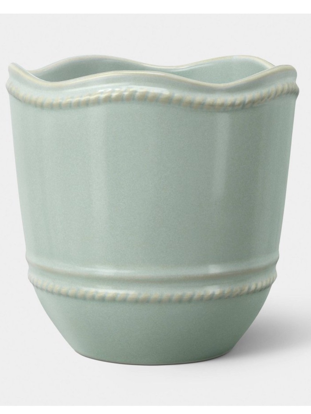 6" Ceramic Outdoor Planter Blue - Threshold™ designed with Studio McGee